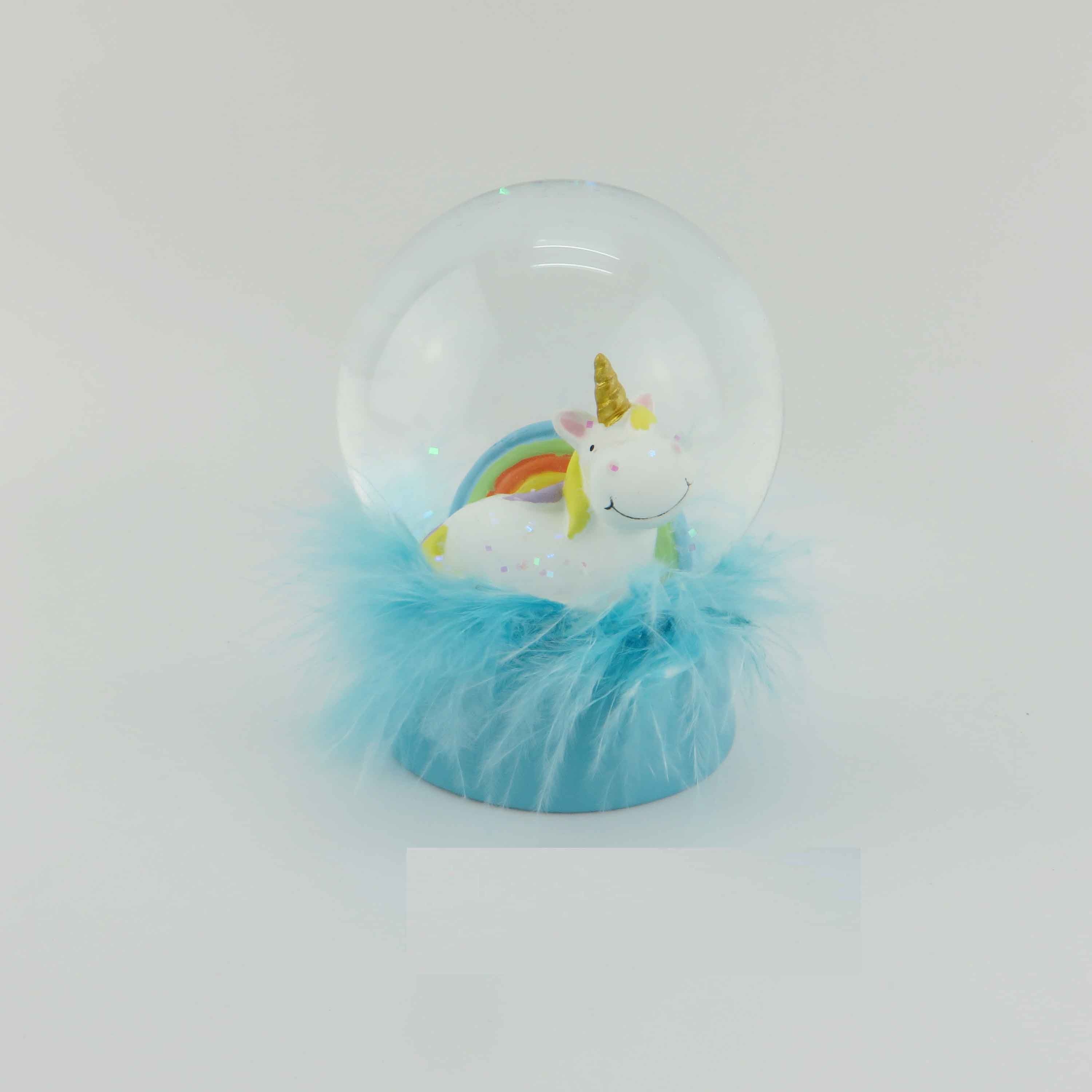 Snow globe unicorn designed 80#