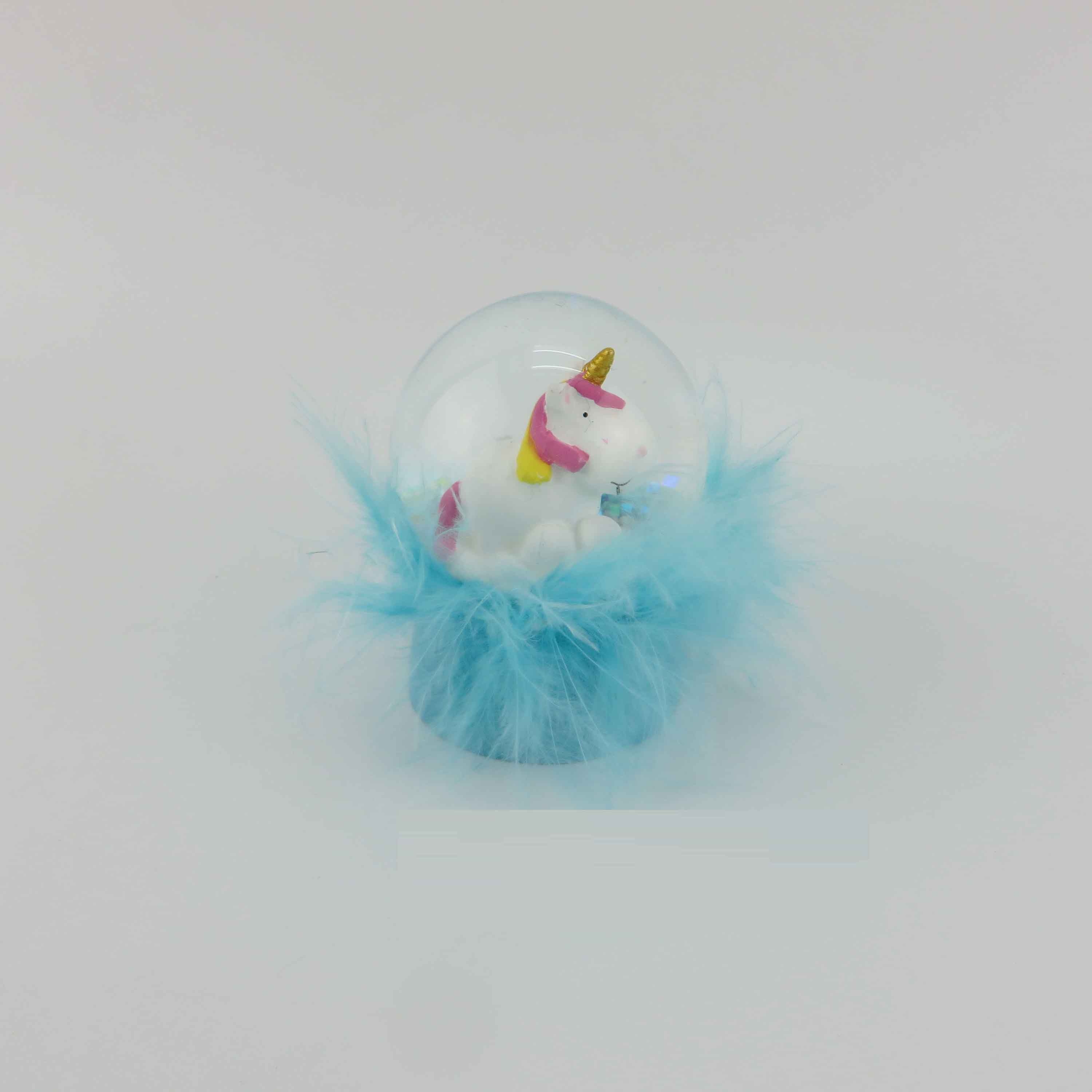 Snow globe unicorn designed 45#
