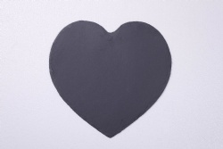 Natural Heart Shape Slate Plate Cheese Serving Board