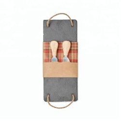 Cheese Set Slate and knife promotion gift set