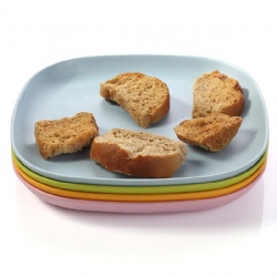 Eco Friendly 4Colors Bamboo Tableware Set Dinner Plates