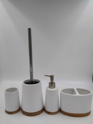 4pcs ceramic bathroom set