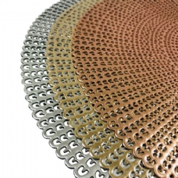 PVC cut-out table placemat