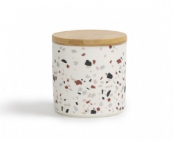 Bamboo fiber Canister, 11 x 11 cm