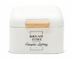 Simple Living Small Bread Box, White