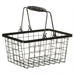 Shopping Storage Basket - Black