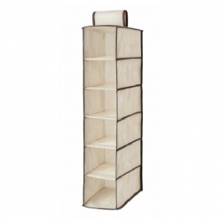 Folding closet shelf