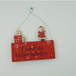 Xmas wooden hanging decoration