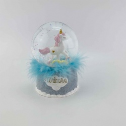 Snow globe unicorn designed Dia45mm