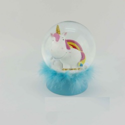 Snow globe unicorn designed 100#