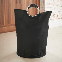 Laundry Bag with Handles - Black