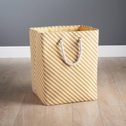 Striped Laundry Bag - Lemon NEW