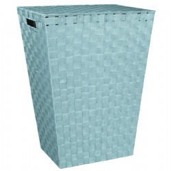 Woven Laundry Hamper - Duck Egg